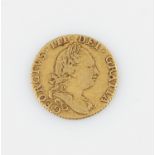 A George III 1784 half guinea. Very/Extremely Fine condition.