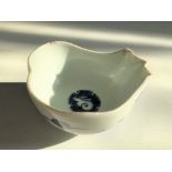 A 19th Century Chinese shaped top bowl with rabbit design.