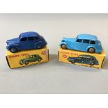 A Dinky 151 Triumph 1800 Saloon and 152 Austin Devon Saloon, in boxes. (NO CONDITION REPORT, VIEWING