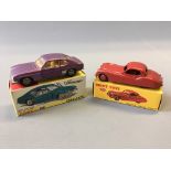 A Dinky 157 Jaguar XK120 Coupe and 165 Ford Capri, in boxes. (NO CONDITION REPORT, VIEWING OF LOT