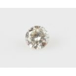 A loose round brilliant cut diamond, measuring approx. 0.75ct.