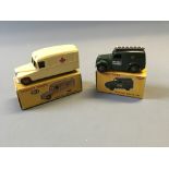 A Dinky 253 Daimler ambulance and 261 telephone service van, in boxes. (NO CONDITION REPORT, VIEWING