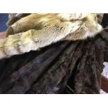 Two full length fur coats and two fur jackets.