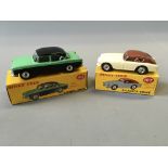 A Dinky 165 Humber Hawk and 167 A.C.ACECA Coupe, in boxes. (NO CONDITION REPORT, VIEWING OF LOT