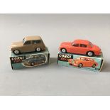 A Corgi 205 Riley Pathfinder Saloon and 206 Hellman husky, in boxes. (NO CONDITION REPORT, VIEWING