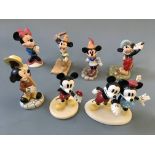 Seven Royal Doulton Disney Collection figurines, limited edition Someone Special, Just for You and