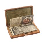 Miniature Book in fitted wooden case – London Almanack For The Year of Christ 1803 – Printed For The