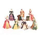 Royal Doulton figures comprising Lady Jane Grey HN3680, Mary Queen of Scots HN3142, Queen