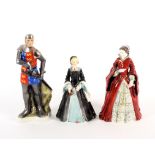 Royal Doulton and Coalport Figures comprising by Coalport Mary I, 137 of 1000, 23cm, Henry V, and by