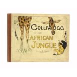 Upton (F & B): Golliwogg in the African Jungle. 1st edn., cloth-backed pictorial boards scratched