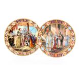 A set of approximately twenty Royal Doulton limited edition plates, “Kings and Queens of the