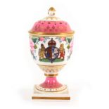 A Spode commemorative vase and cover “To Celebrate The 90th Birthday of HM Queen Elizabeth The Queen