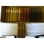 A box of 19th Century Literature including Peveril of the Peak, four volumes published 1822, G.P.