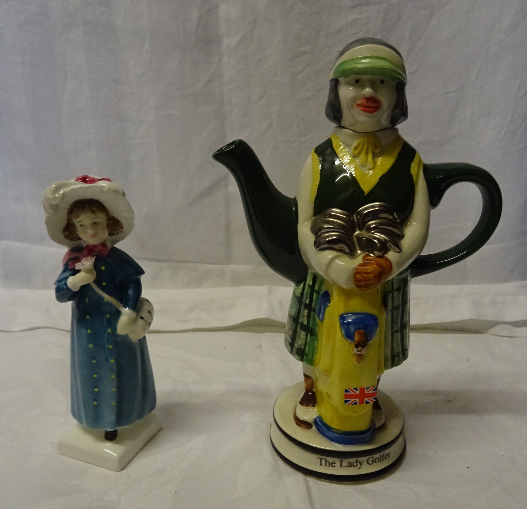 A Royal Doulton Figure "Carrie" HN2800 from the Kate Greenaway Collection and a Tony Carter