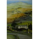 PHILIP HILL; "Patterdale", Watercolour, signed. 20" (52cms) x 14" (36cms).