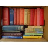 A box of Books relating to the British countryside.