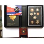 A Royal Mint definitive collection of Jody Clark 2015, eight coin Proof Set, a fortieth of an