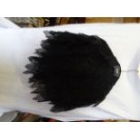 A Victorian taffeta short Cape with beadwork decoration, another similar, a number Christening