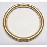 A 9ct hollow gold Bangle, 15.2 grams.