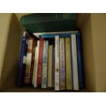 A box containing a selection of Art Books including The Story of British Sporting Prints.