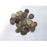 Approximately fifty eight silver Three Pences, Victoria to George VI, all various conditions. (58)