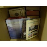 A box containing various Historical Books.