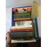 A box of Books relating to animals and farming including The Pocket Farrier and Modern Ferreting.