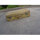 A Vellum Suitcase. 27 1/2" (70cms) wide.