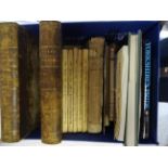 A box of Books relating to Yorkshire including The Yorkshire Archeological Journal.