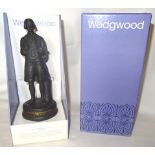 A Wedgwood Limited Edition black basalt Figure of Josiah Wedgwood, No. 1739/2000 boxed and with