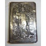 The Book of Common Prayer with an embossed silver cover 'The Light of the World', after Holman Hunt,