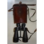 A pair of Ross 10 x 50 Binoculars inscribed 'The Lord Irwin, Swynford Paddocks, Six Mile Bottom,