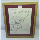 A printed Map of New Malton. 12" (31cms) x 10" (25cms).