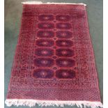 Another Turkoman Rug of similar design. 5' 9" (175cms) x 4' 1" (125cms).