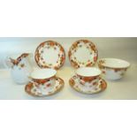 A Plant & Co. "New Japan" pattern Teaset comprising eleven cups, twelve saucers, twelve plates,