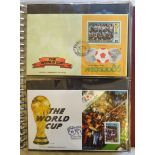 A similar 1986 Mexico World Cup Masterfile in official album with 100 official commemorative covers,
