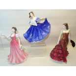 A Royal Worcester Figure "Carmen", a Royal Doulton Figure "Elaine" HN2791, and another Doulton