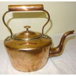 A Victorian oval Copper Kettle.