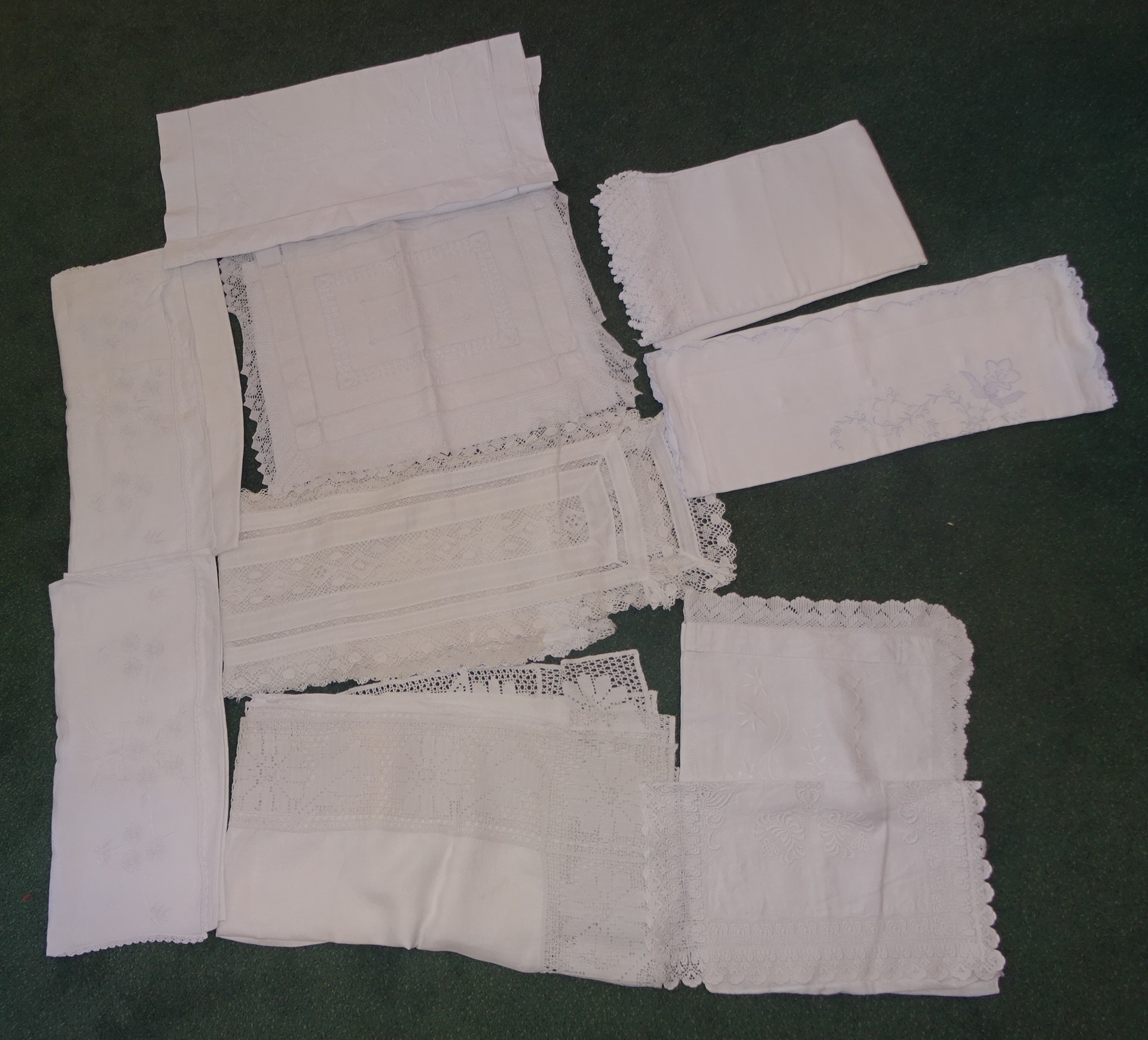A bag of assorted Linen and Lace.