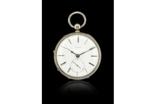 OROLOGIO DA TASCA INGLESE A CHIAVETTA, SCAPPAMENTO A DÉTENTE, FIRMATO BARRAUD, PERIODO 1810 Cassa “