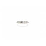 anello eternity in diamanti *