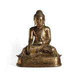 BUDDHA Birmania, periodo Mandalay, XIX secolo - BUDDHA Burma, Mandalay period, 19th century Bronzo