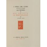 [Storia dell’arte] Gruppo di 6 volumi appartenenti alla collana L'opera del genio italiano all'ester