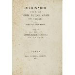 De Rossi, Giovanni Bernardo. Dizionario storico degli autori arabi più celebri e delle loro principa