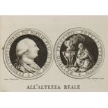 Fusconi, Lorenzo. Poesie e prose. Parma, Giambattista Bodoni, 1783-90. In 8° (215 x 134 mm); [8], CX