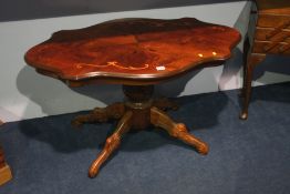 An Italian style coffee table.