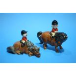 Two Beswick 'Thelwell' ponies.