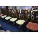 Set of six Old Charm Windsor chairs