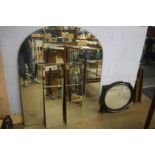 Three piece mirror