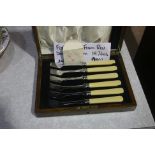 Canteen of fish knives